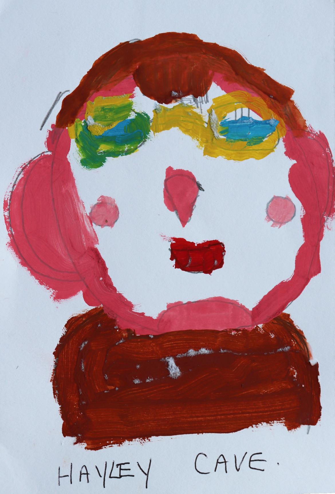 painting of a figure