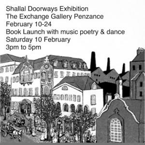 Poster for Shallal Doorways Exhibition at the Exchange Gallery