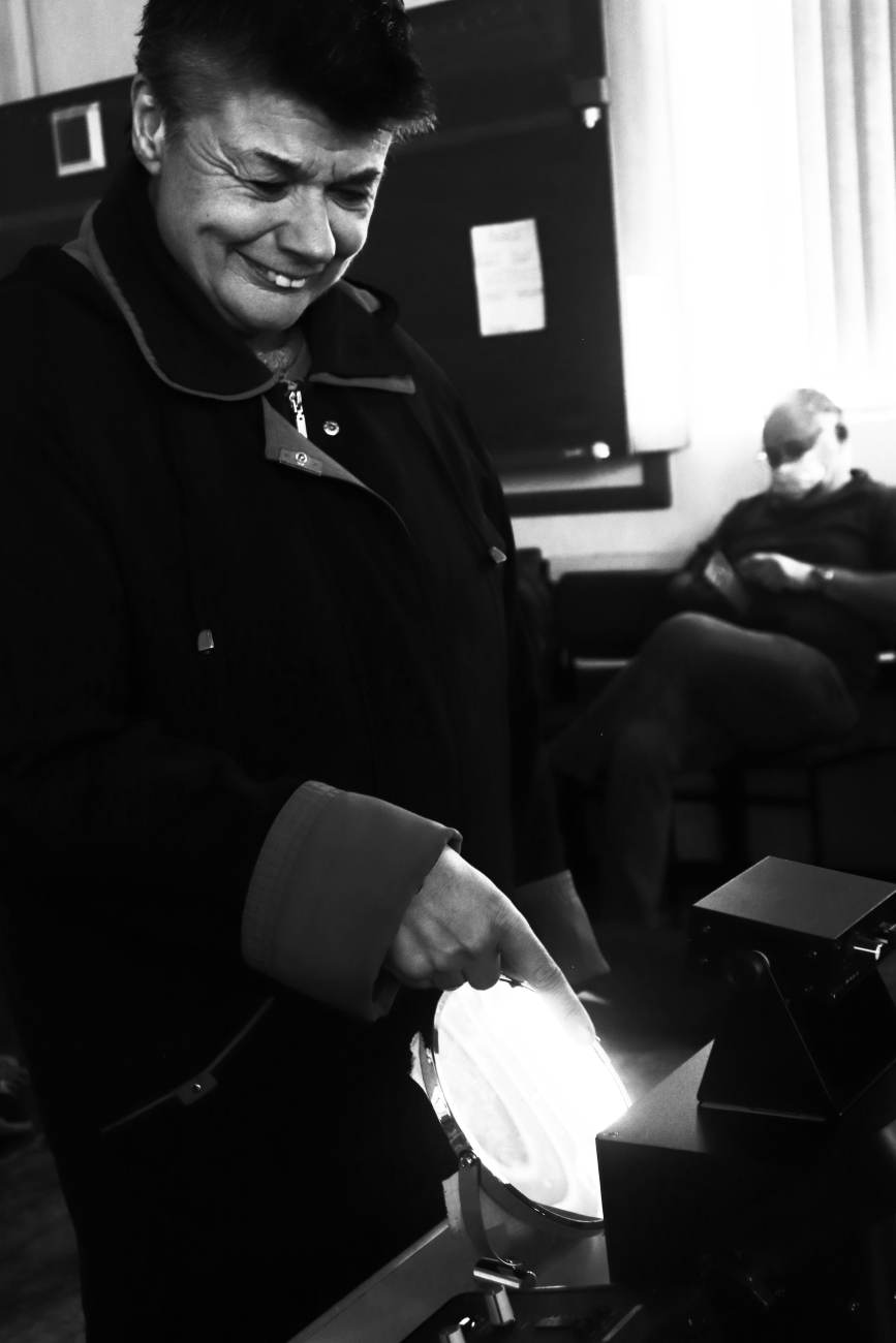 a person playing with an electronic instrument