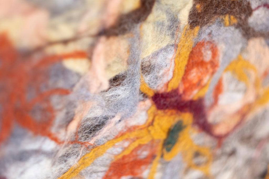 detail of felting 
